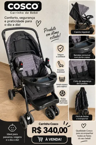 CARRINHO COSCO À VENDA | R$ 340,00 ?