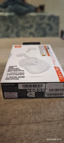 Fone de ouvido jbl tune flex 2 branco novo