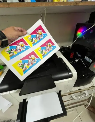 Impressora a Laser colorida transfer 