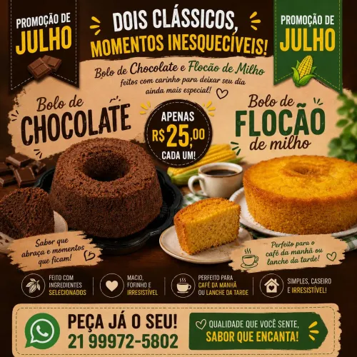 Bolo caseiro !!!