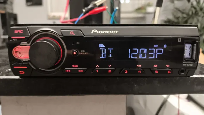 Rádio Pioneer com bluetooth mvh s218bt