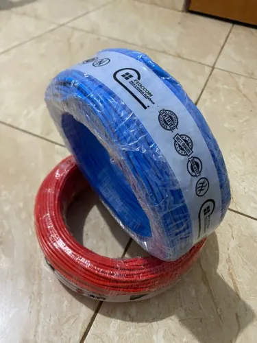 Fio Elétrico 2,5 mm Azul Branco Preto - 50m