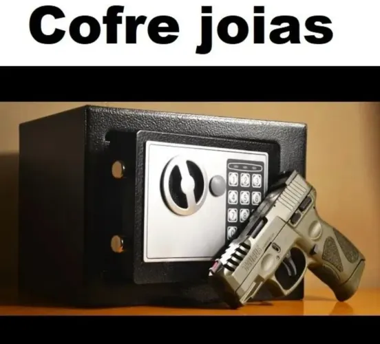 Cofre digital moderno black