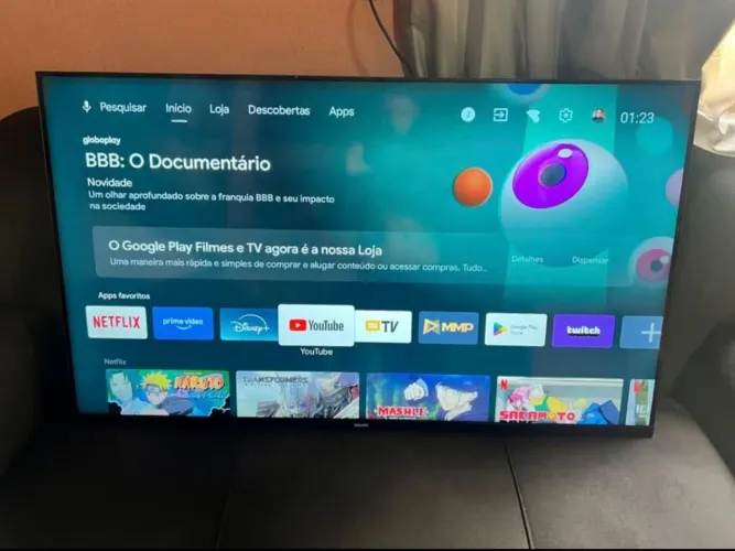 Smart Tv 50'' 4k Uhd Android Tv 50pug7406 Philips