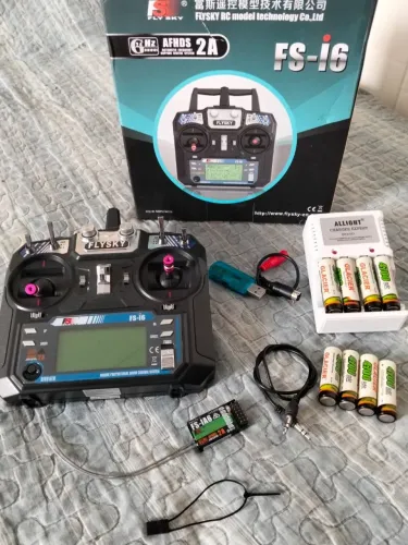 Rádio FlySky FSi6 Receptor FPV Simulador 