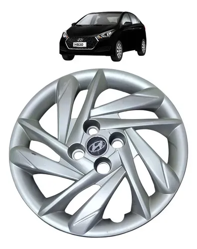 Calota Roda Hyundai Hb20 1.0 Manual 2018 Cinza