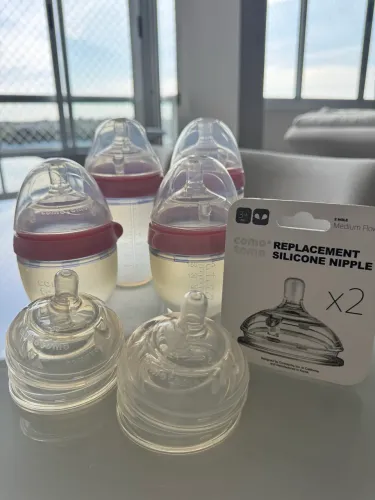 Kit Mamadeiras Comotomo Rosa