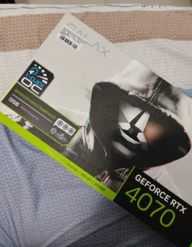 Placa De Vídeo Galax Geforce Rtx 4070 White 12gb Gddr6x