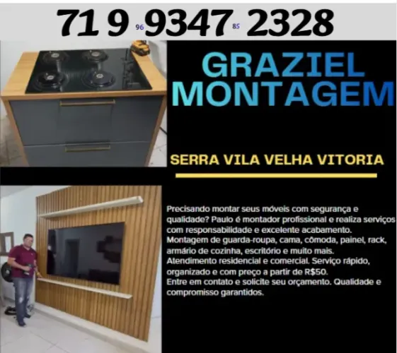  MONTADOR DE MÓVEIS - PREÇO JUSTO