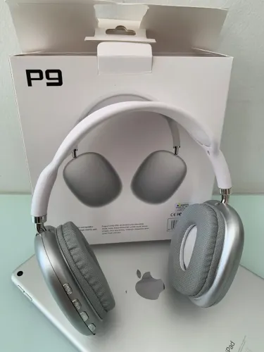HeadPhone ESTILO Airpods - ModeloP9 - SOM ALTO - RESISTENTE - BATERIA DURÁVEL - BLUETOOT