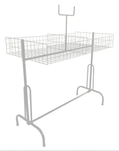 Expositor duplo para oferta de loja