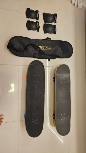 Kit completo Skates iniciação e profissional