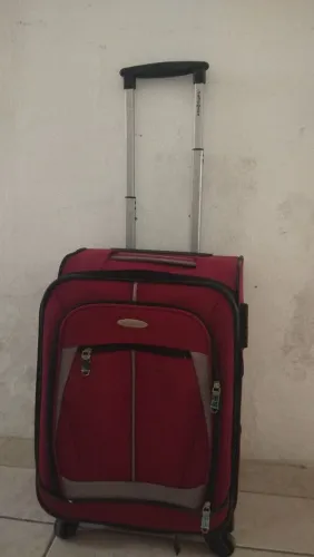 Mala de viagem Samsonite, pequena e reforçada