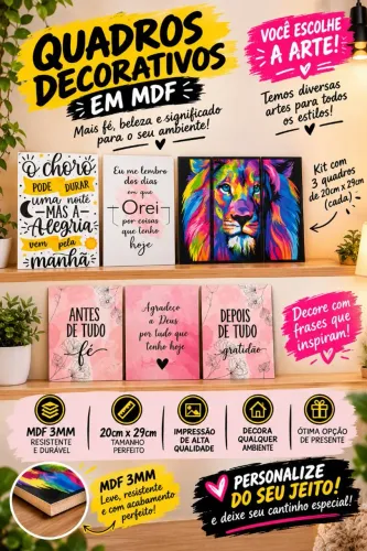 QUADROS DECORATIVOS 