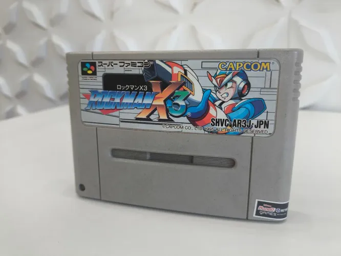 JOGO ROCKMAN X (MEGAMAN X) SUPER NINTENDO SNES SUPER FAMICOM 