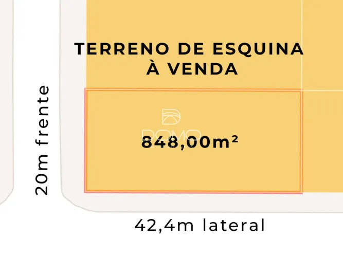 Terreno de esquina à venda, Centro, CASCAVEL - PR
