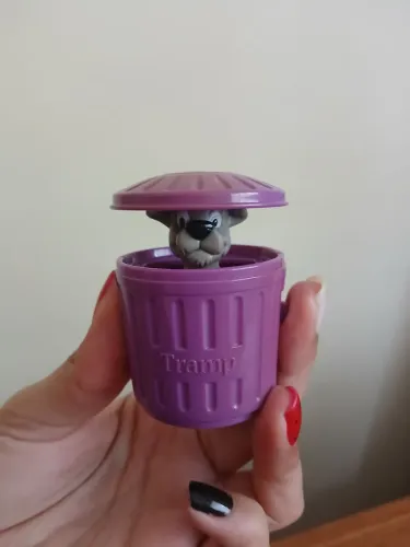 Brinquedo Lixeira Dama Vagabundo Disney Mcdonalds 2001 Filme