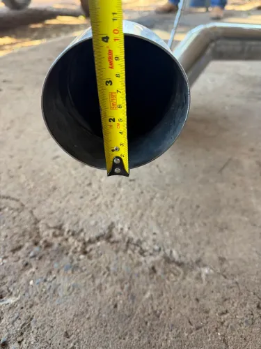 Escapamento de Inox - Estava numa Amarok cabine dupla.