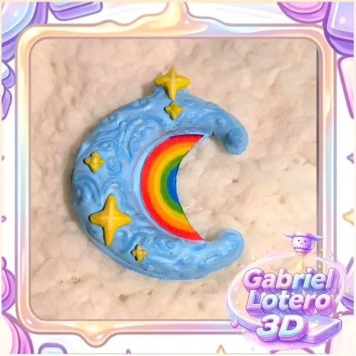 Colar para a boneca Fada Lunar de Barbie Fairytopia e a Magia do Arco-íris - impressão 3D