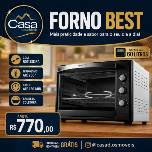 Forno elétrico 60 litros