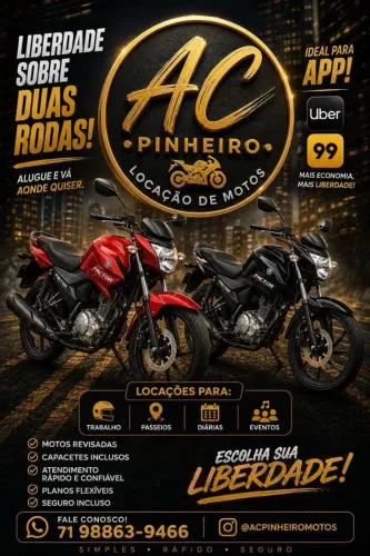 MOTOS PARA ALUGUEL