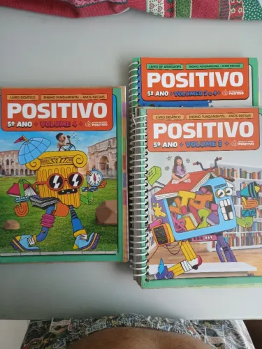 Livros Sistema Positivo 5 ano