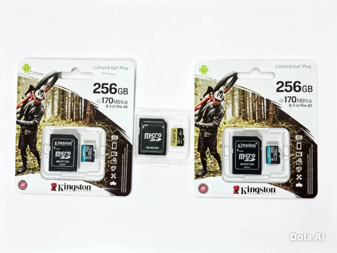 ? Cartões de Memória Kingston 256GB - Novos e Lacrados! ?