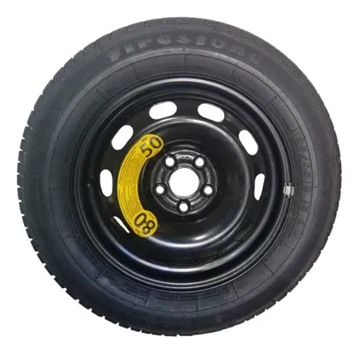 Bora Roda Ferro Estepe Aro 15 05 Furos Golf Original Preto