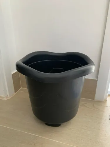 Kit com 02 Vasos plástico cor preta