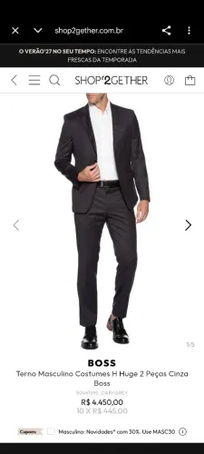 Costume Hugo Boss (calça e blazer)