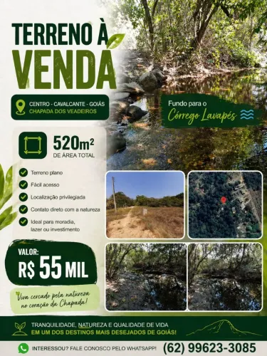 Lote no Centro de Cavalcante 