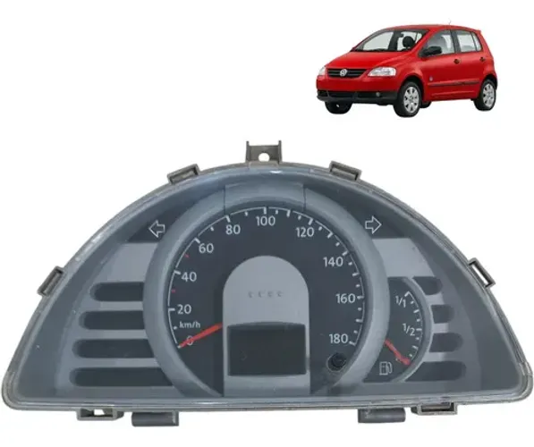 Painel Instrumentos Velocimetro Vw Gol G4 Fox 1.0 2004 2012 Cinza