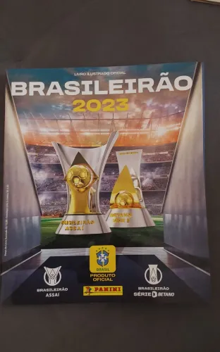 Album Figurinhas Brasileirão 2023 SEM FIGURINHAS, VAZIO