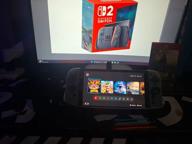 Nintendo switch 2 com conta 