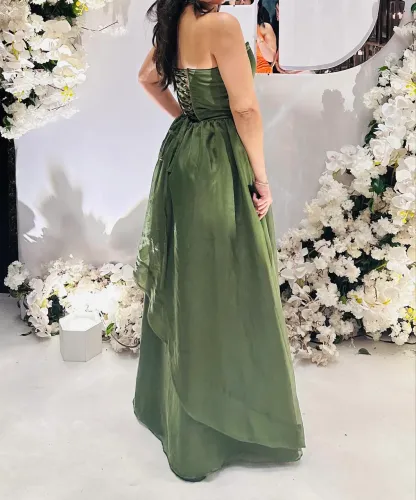 Vestido de festa Verde Oliva