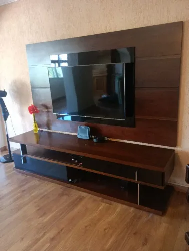 Painel de tv, rack e aparador
