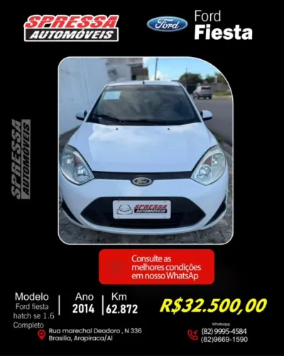 Ford Fiesta 1.6 16V Flex Mec. 5P 2014
