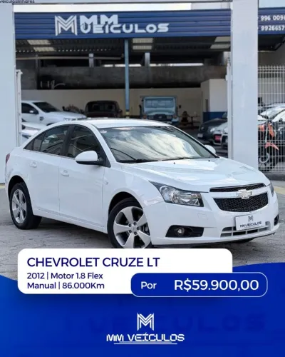 Chevrolet Cruze LT 1.8 16V Flexpower 4P Mec. 2012
