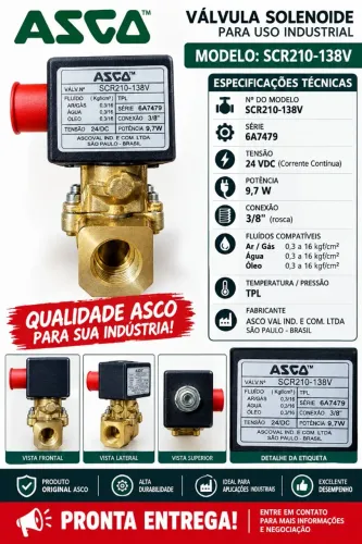 Válvula solenoide ASGA