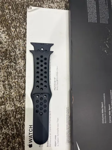 Pulseira Apple 44mm preta edição Nike rara