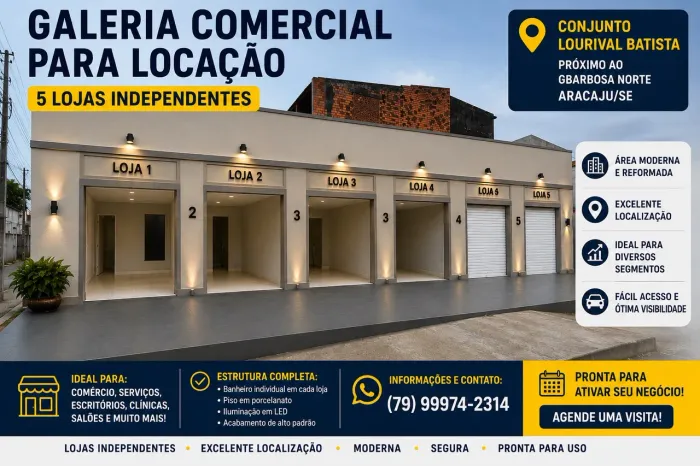 Galeria para aluguel