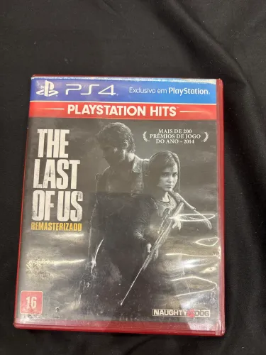 PS4 mídia física the last of us remasterizado