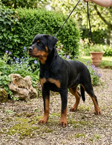 Linda Filhota de Rottweiler aos 5 meses