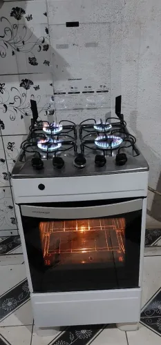 Ótimo fogão top Brastemp top automático com superchama com prateleira deslizante