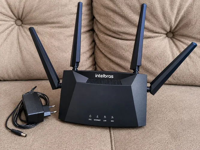 Roteador Intelbras Action RG 1200<br>Dimensõe