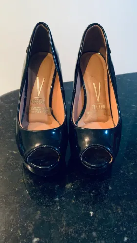 Scarpin Vizzano Verniz Feminino Meia Pata