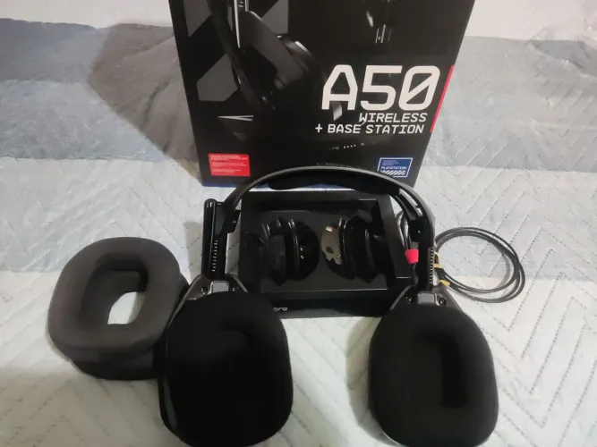 Aastro A50 Gen 4 + Base Station Completo Ps4/Ps5/Pc