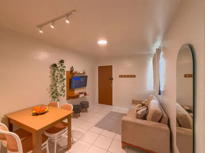 Vendo Apartamento com Mobilia completa no Condominio Tupi