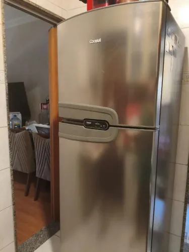 Refrigerador Consul Frost Free 386 Litros Inox 127 Volts