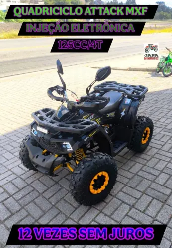 QUADRICICLO ATTACK MXF 125CC C/ INJEÇÃO ELETRÔNICA EM 12 VEZES SEM JUROS 